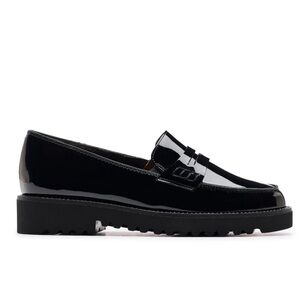 Paul Green  reed patent leather Black Loafers 5.5 or 8 women’s new
